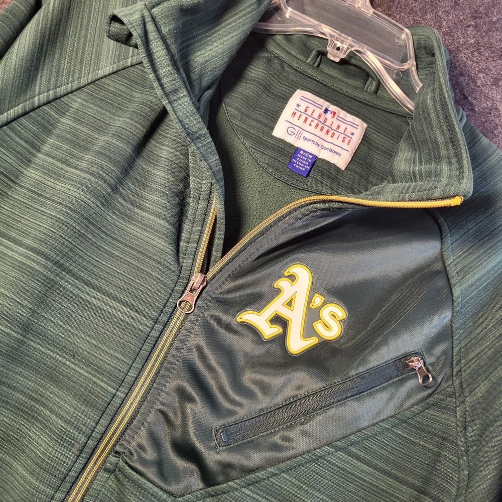 Oakland Athletics A's CII Sports By Carl Banks Genuine MLB Zip Jacket Men's S
